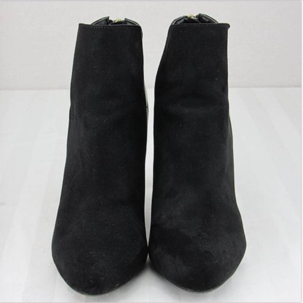 Zara Trafaluc Suede Back Zip High Heel Ankle Boot - Picture 5 of 8